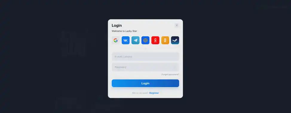 Lucky Star login